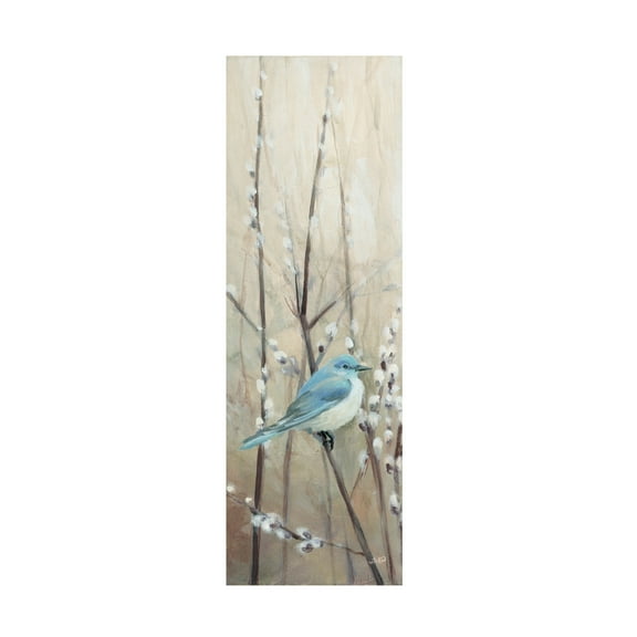 Trademark Fine Art 'Pretty Birds Neutral II' Canvas Art by Julia Purinton