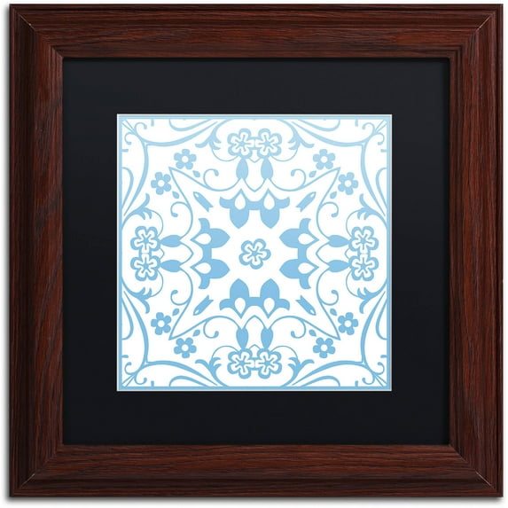 Trademark Fine Art "Prima Donna III" Canvas Art by Color Bakery Black Matte, Wood Frame