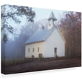 thumbnail image 1 of Trademark Fine Art 'Primitive Baptist Church Fog' Canvas Art by Galloimages Online, 1 of 6