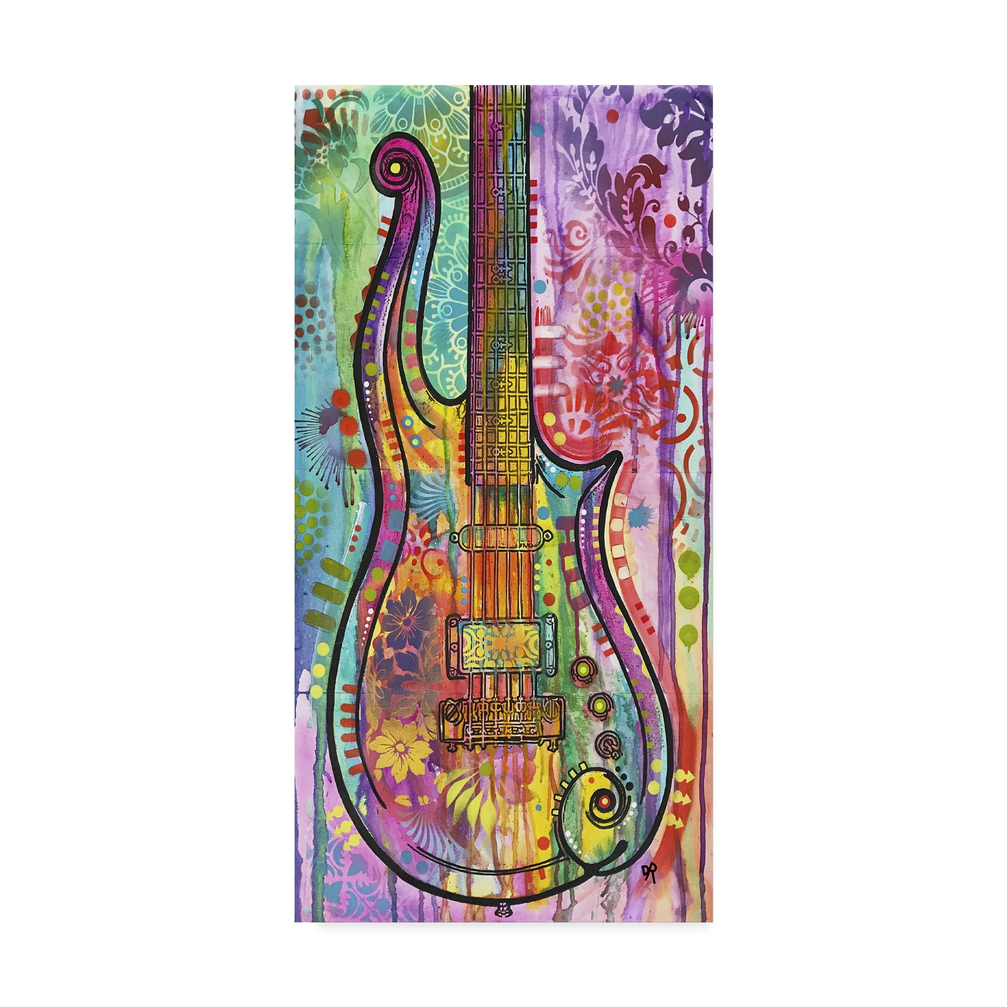 Trademark Fine Art 'Prince Cloud Guitar' Canvas Art by Dean Russo