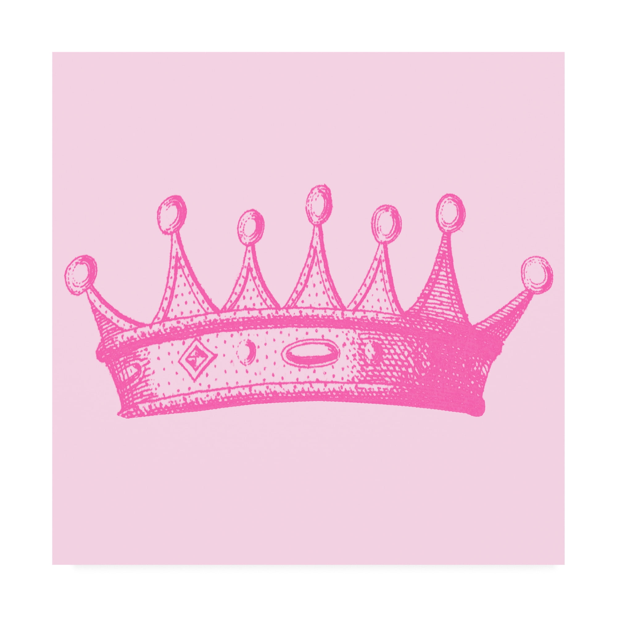 Trademark Fine Art Princess Crown I Canvas Wall Art by Vision