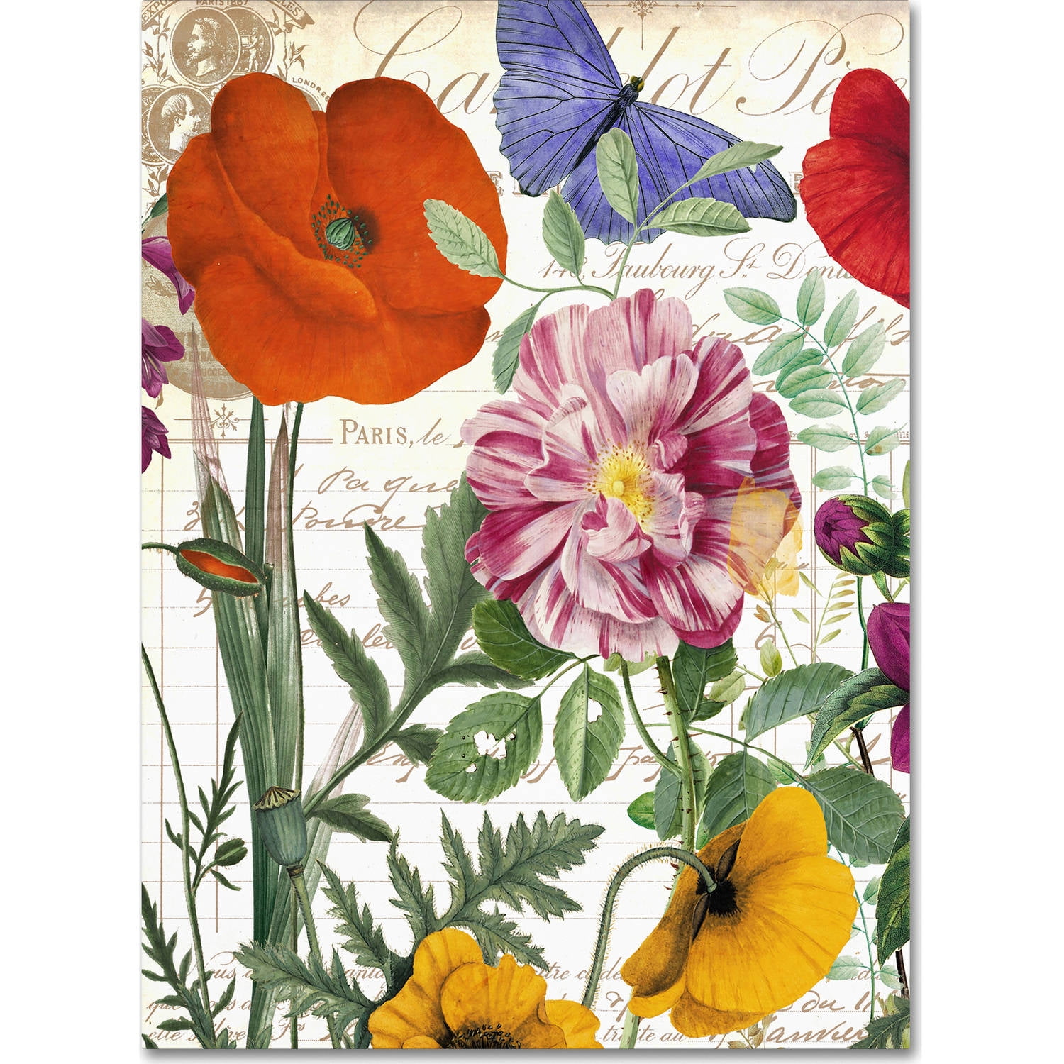 Trademark Fine Art "Printemps" Canvas Art by Color Bakery