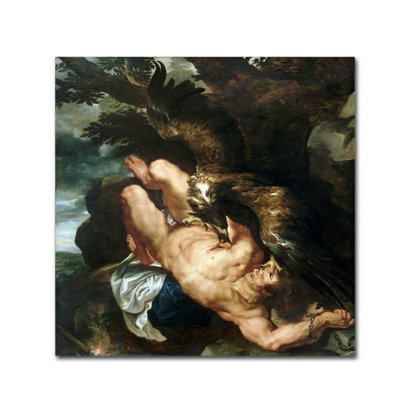 Trademark Fine Art 'Prometheus Bound' Canvas Art by Peter Paul Rubens
