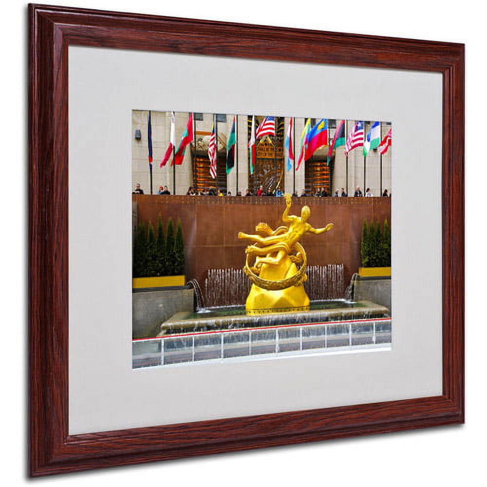 Trademark Fine Art "Prometheus" Matted Framed Art by CATeyes