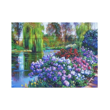 Trademark Fine Art 'Promise of Spring' Wooden Wall Art Art by David Lloyd Glover