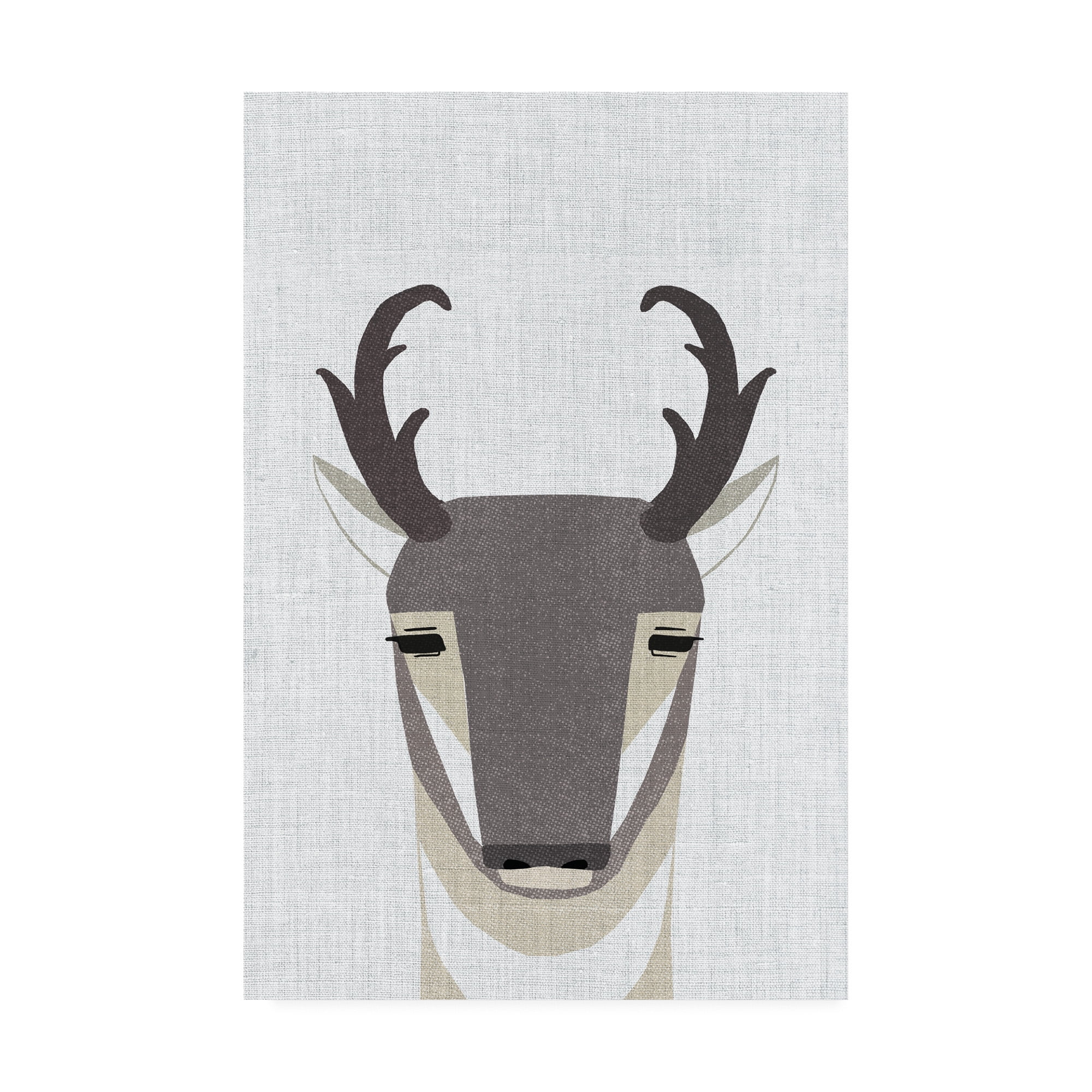 Trademark Fine Art 'Pronghorn Antelope' Canvas Art by Annie Bailey Art