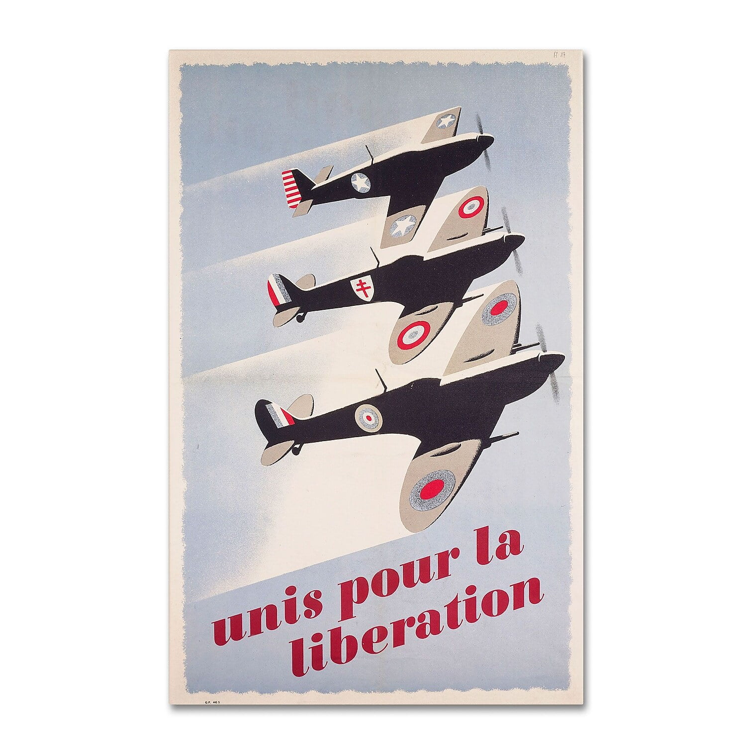 Trademark Fine Art "Propaganda Poster for Liberation" Canvas Art