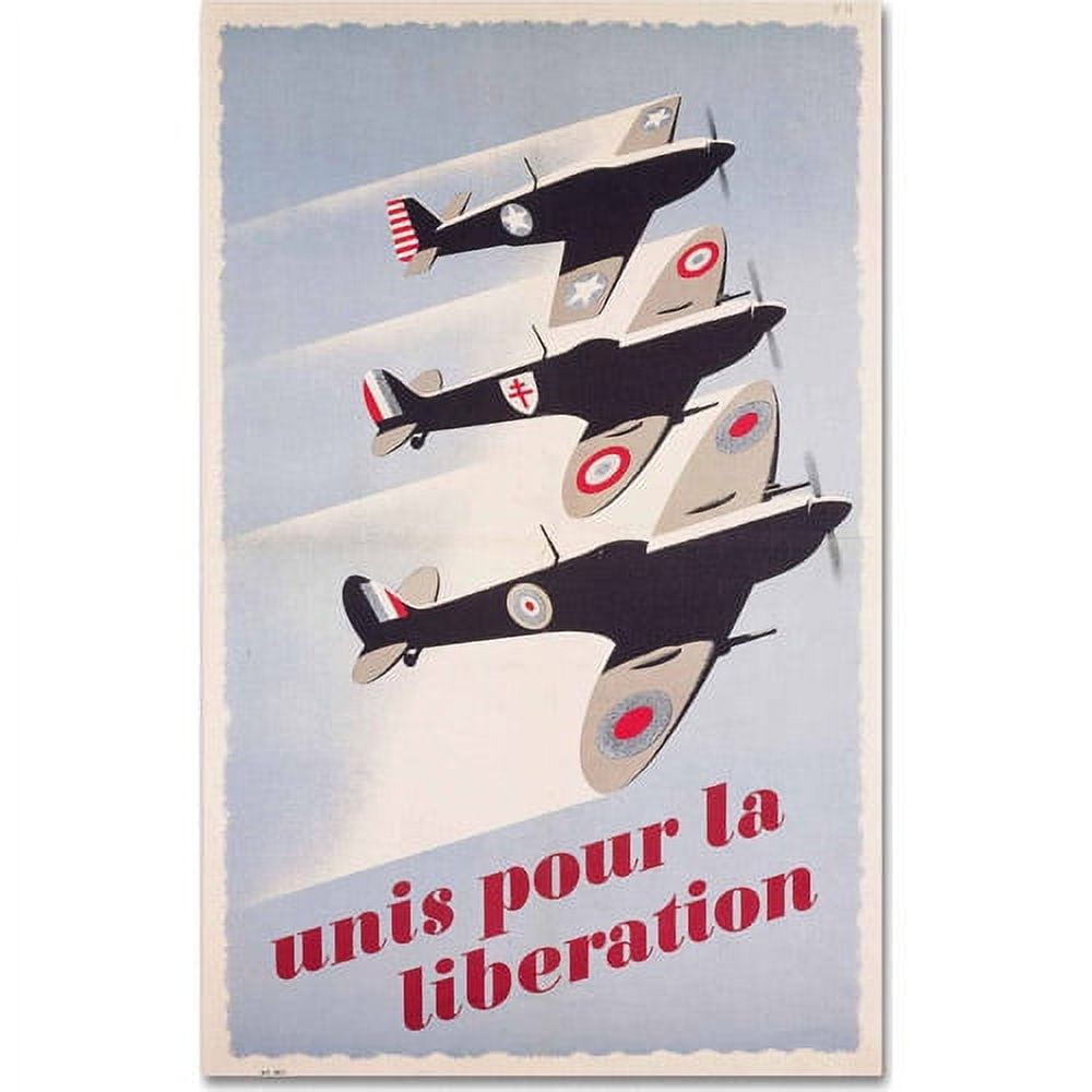 Trademark Fine Art "Propaganda Poster for Liberation" Canvas Art