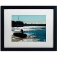 thumbnail image 1 of Trademark Fine Art "Provo Boarding" Canvas Art by Yale Gurney, White Matte, Black Frame, 1 of 1