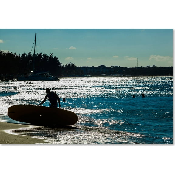 Trademark Fine Art "Provo Boarding" Canvas Art by Yale Gurney