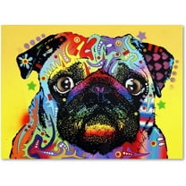Trademark Fine Art "Pug" Canvas Art by Dean Russo