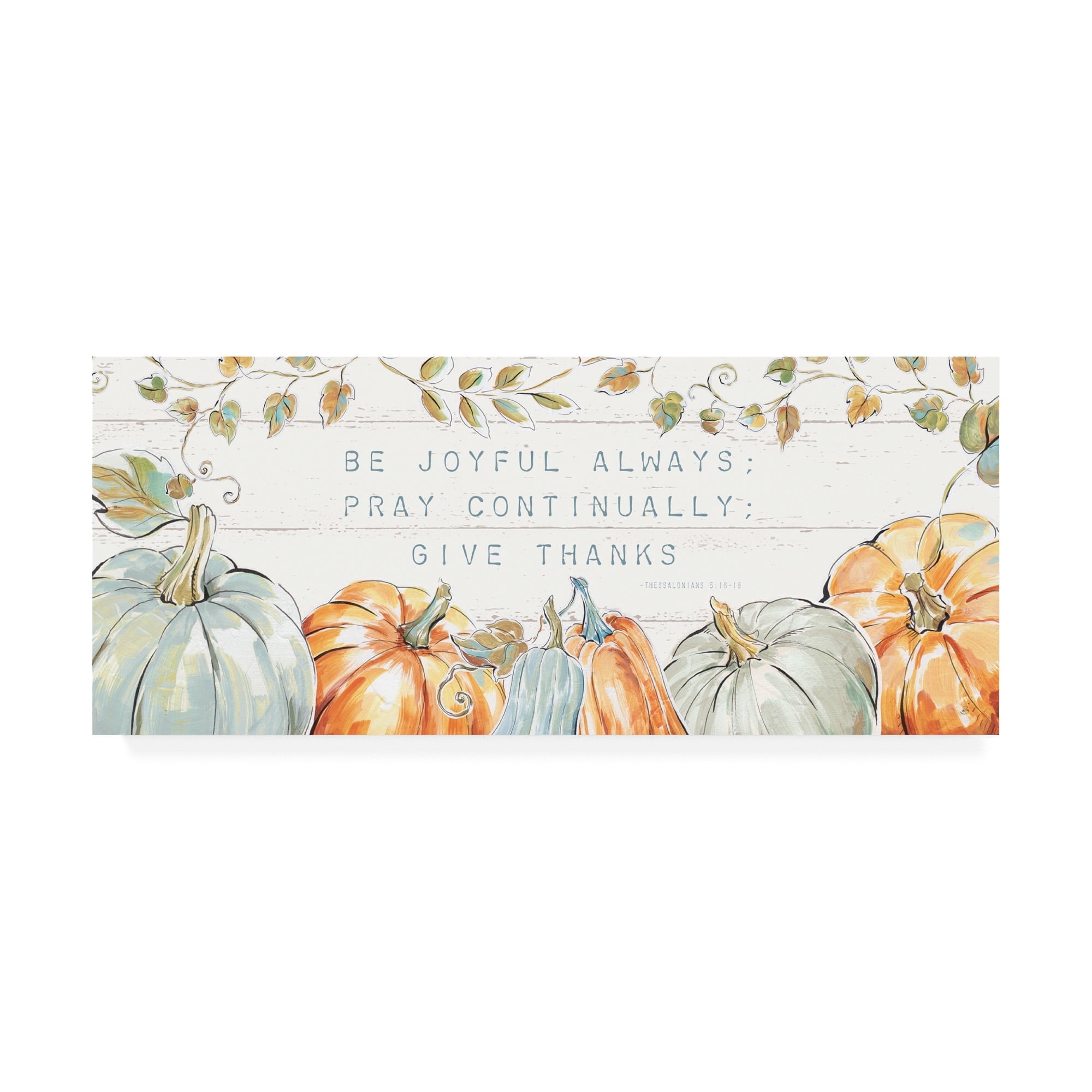 Trademark Fine Art 'Pumpkin Patch XV' Canvas Art by Daphne Brissonnet