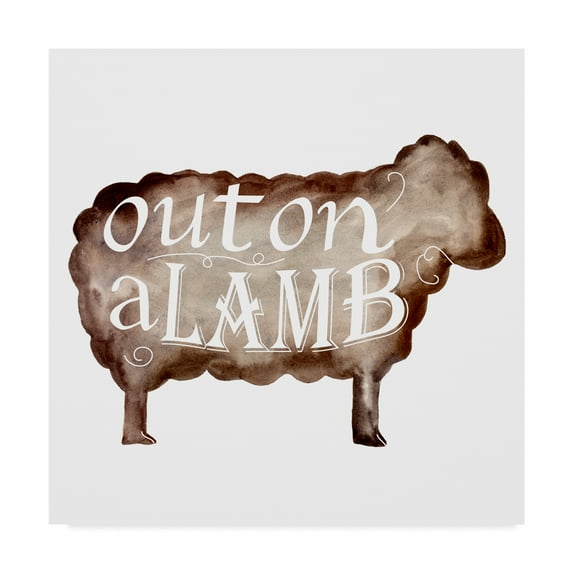 Trademark Fine Art 'Punny Animal IV' Canvas Art by Melissa Wang