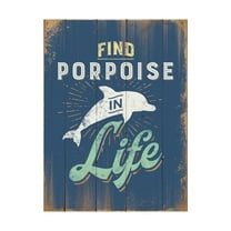 Trademark Fine Art 'Punny Coastal I' Canvas Art by JJ Brando