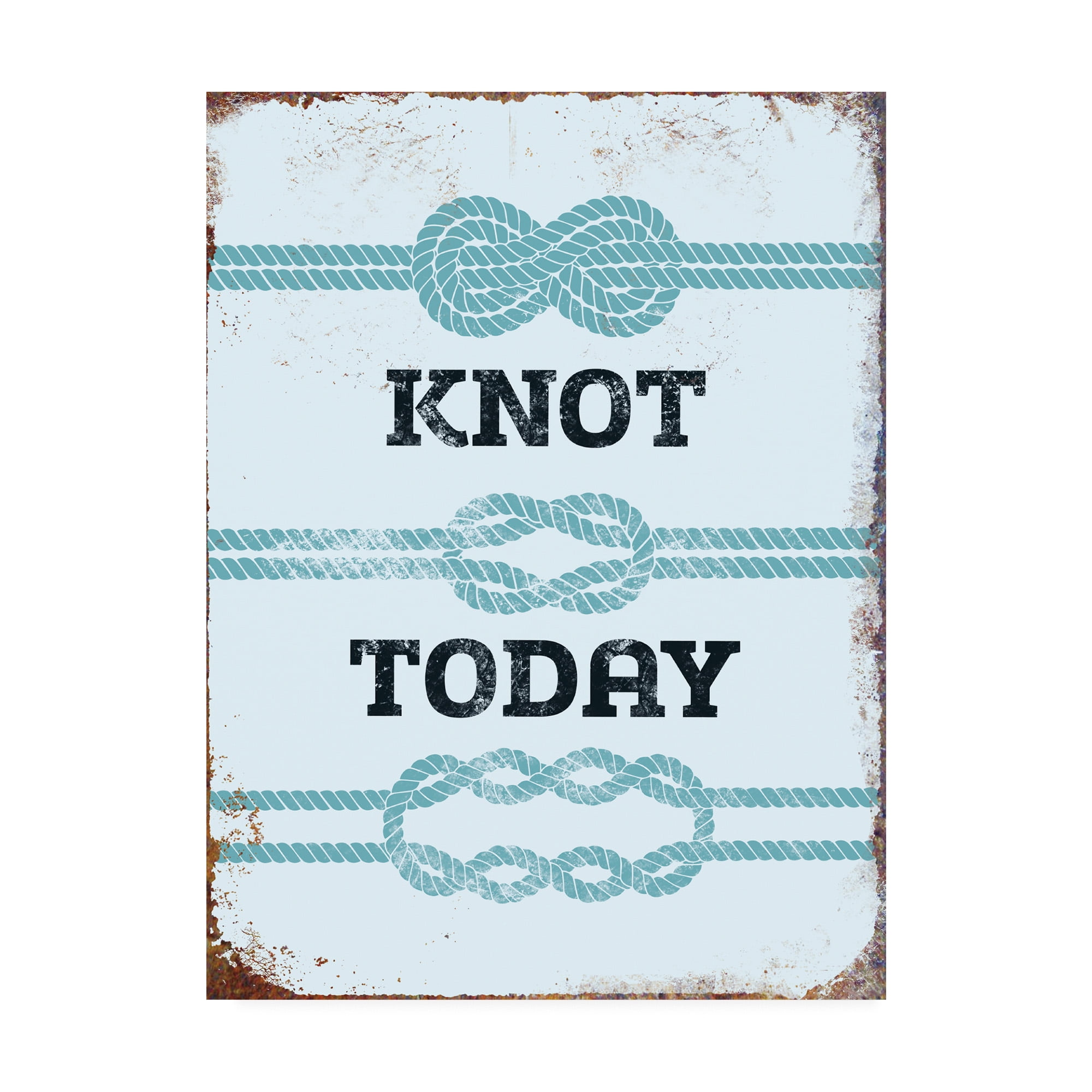 Trademark Fine Art 'Punny Nautical I' Canvas Art by JJ Brando