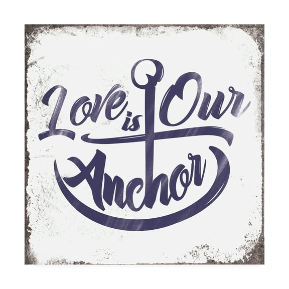 Trademark Fine Art 'Punny Nautical III' Canvas Art by JJ Brando