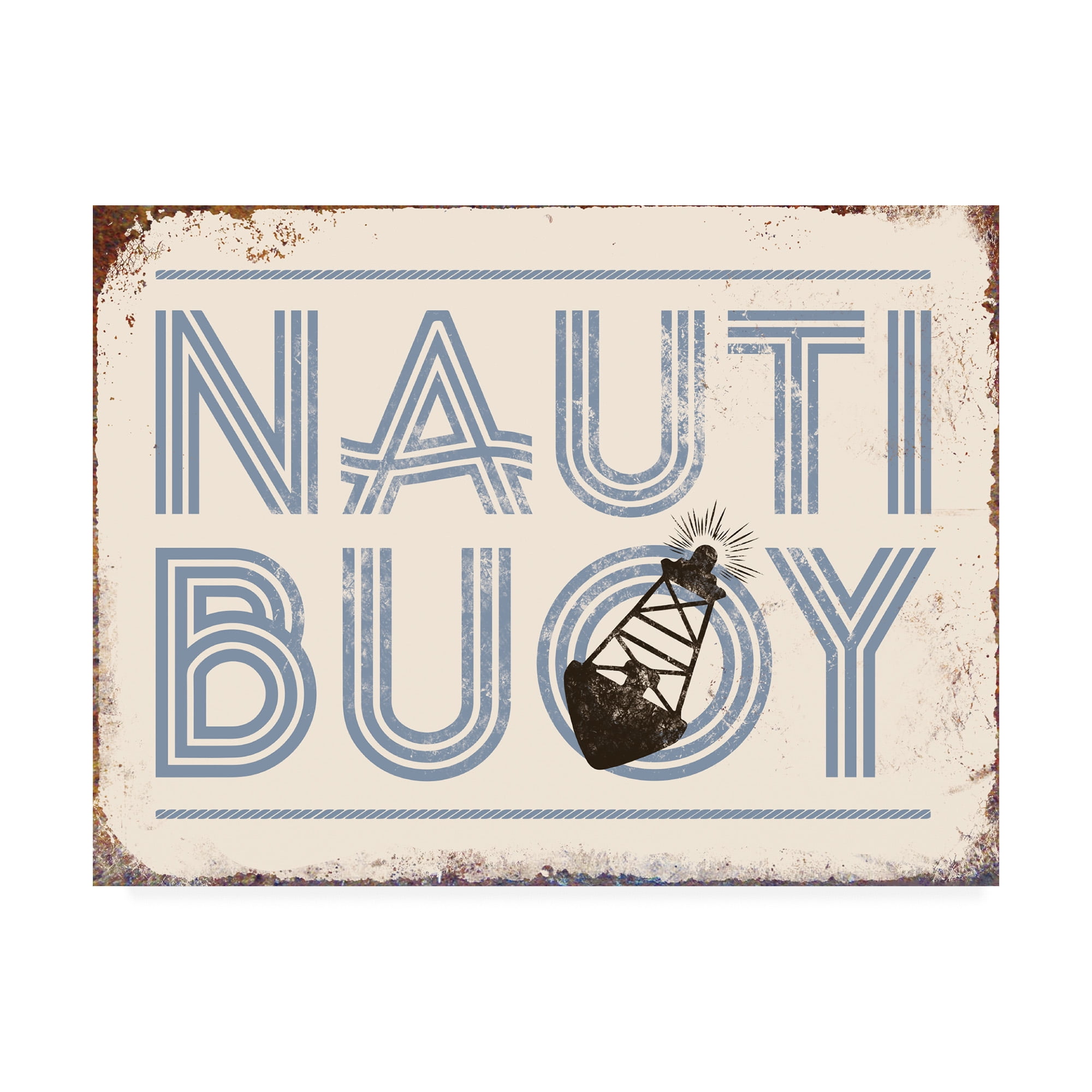 Trademark Fine Art 'Punny Nautical V' Canvas Art by JJ Brando