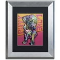 thumbnail image 1 of Trademark Fine Art 'Puppy Love' Canvas Art by Dean Russo, Black Matte, Silver Frame, 1 of 4