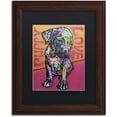 thumbnail image 1 of Trademark Fine Art 'Puppy Love' Canvas Art by Dean Russo, Black Matte, Wood Frame, 1 of 4