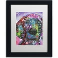 thumbnail image 1 of Trademark Fine Art "Purple Excitement" Canvas Art by Dean Russo, White Matte, Black Frame, 1 of 4