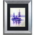 thumbnail image 1 of Trademark Fine Art "Purple Island" Canvas Art by Wendra, Black Matte, Silver Frame, 1 of 4
