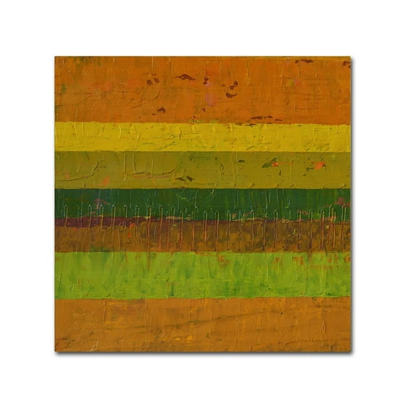 Trademark Fine Art "Purple Line" Canvas Art by Michelle Calkins