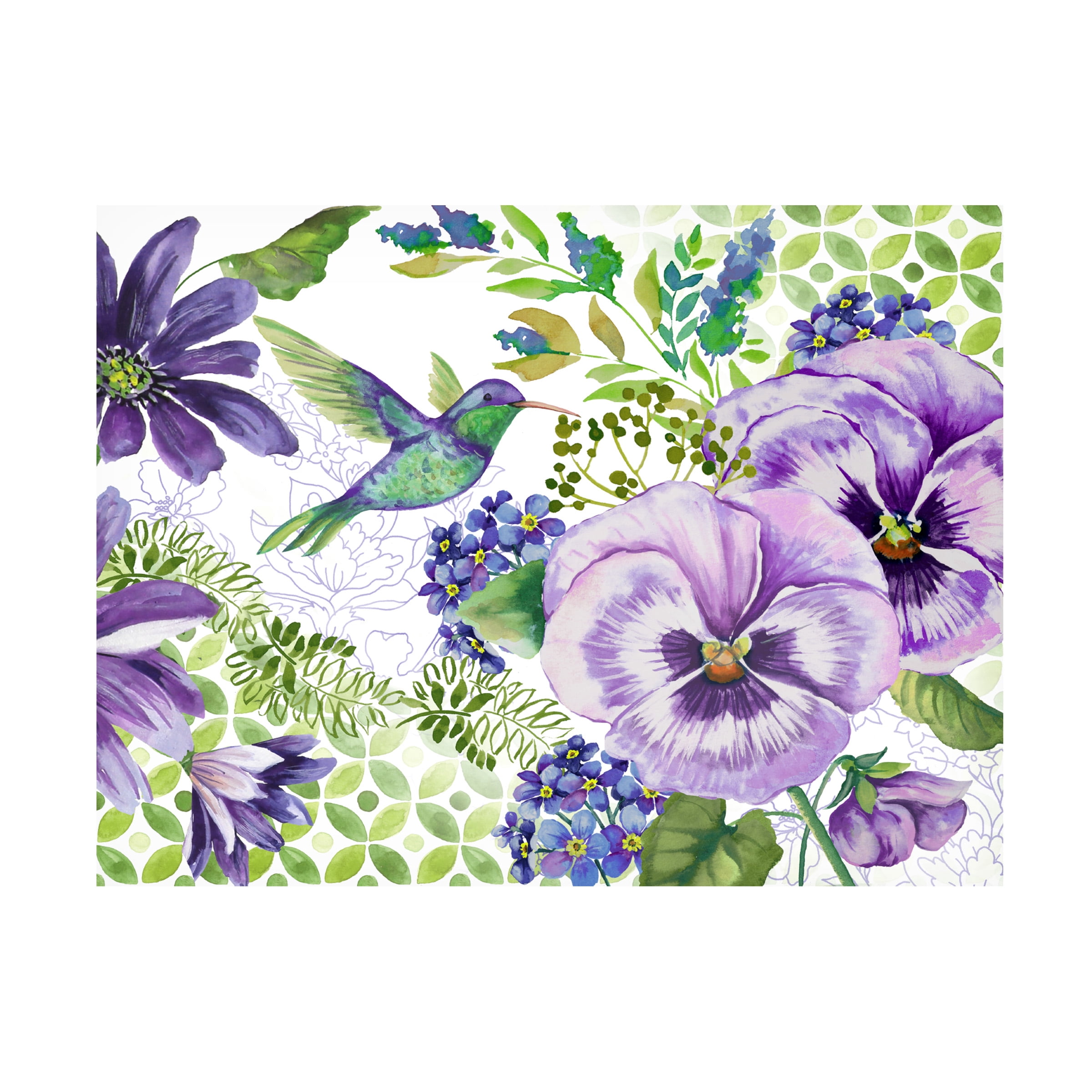 Trademark Fine Art 'Purple Passion' Canvas Art by Jean Plout