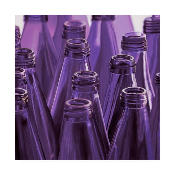 Trademark Fine Art 'Purple Ring Toss' Canvas Art by Roderick Stevens