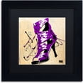thumbnail image 1 of Trademark Fine Art "Purple Strap Boot" Canvas Art by Roderick Stevens, Black Matte, Black Frame, 1 of 5