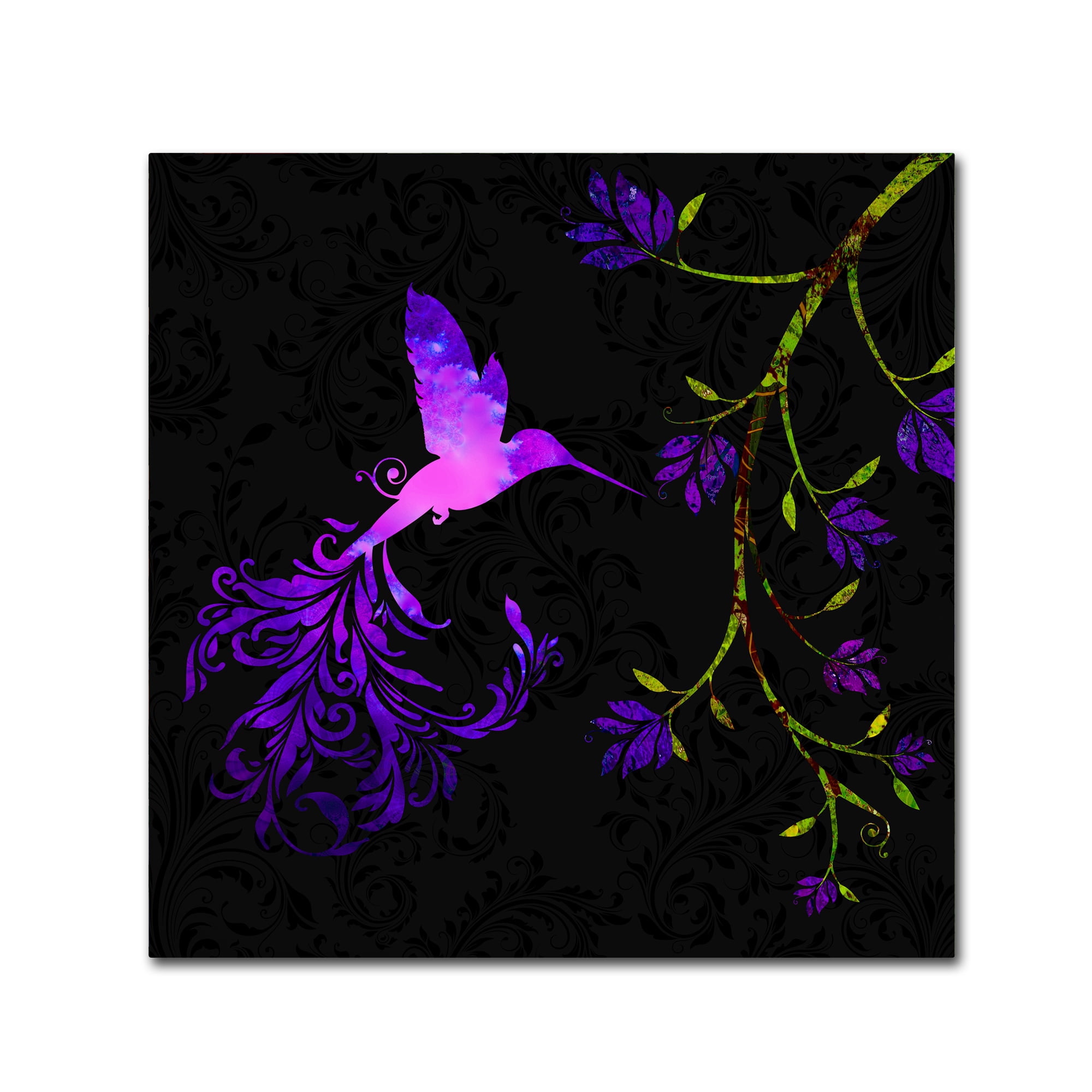 Trademark Fine Art 'Purple Twilight' Canvas Art by Tina Lavoie