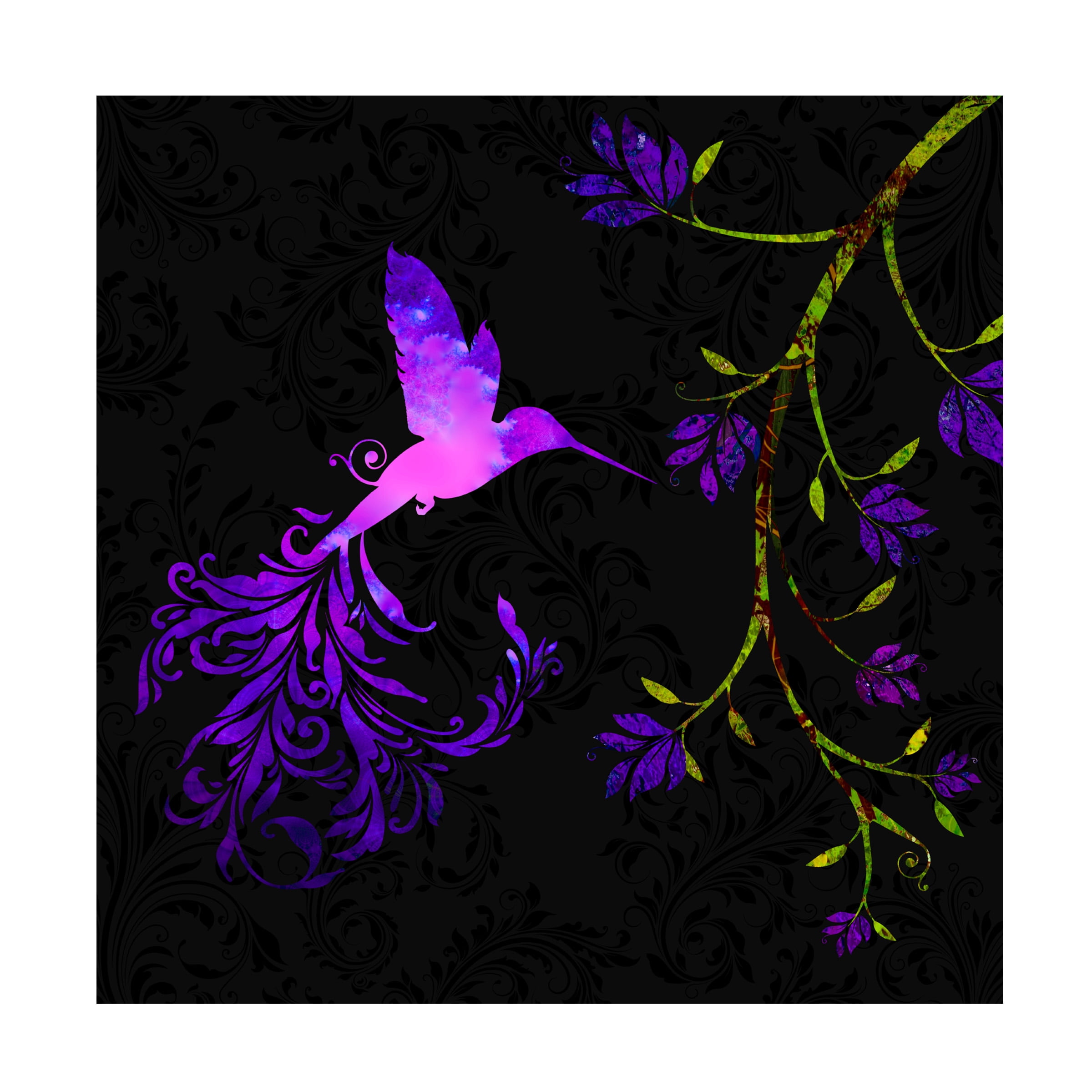 Trademark Fine Art 'Purple Twilight' Canvas Art by Tina Lavoie