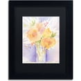 thumbnail image 1 of Trademark Fine Art "Purple Vase Reflection" Canvas Art by Sheila Golden Black Matte, Black Frame, 1 of 5