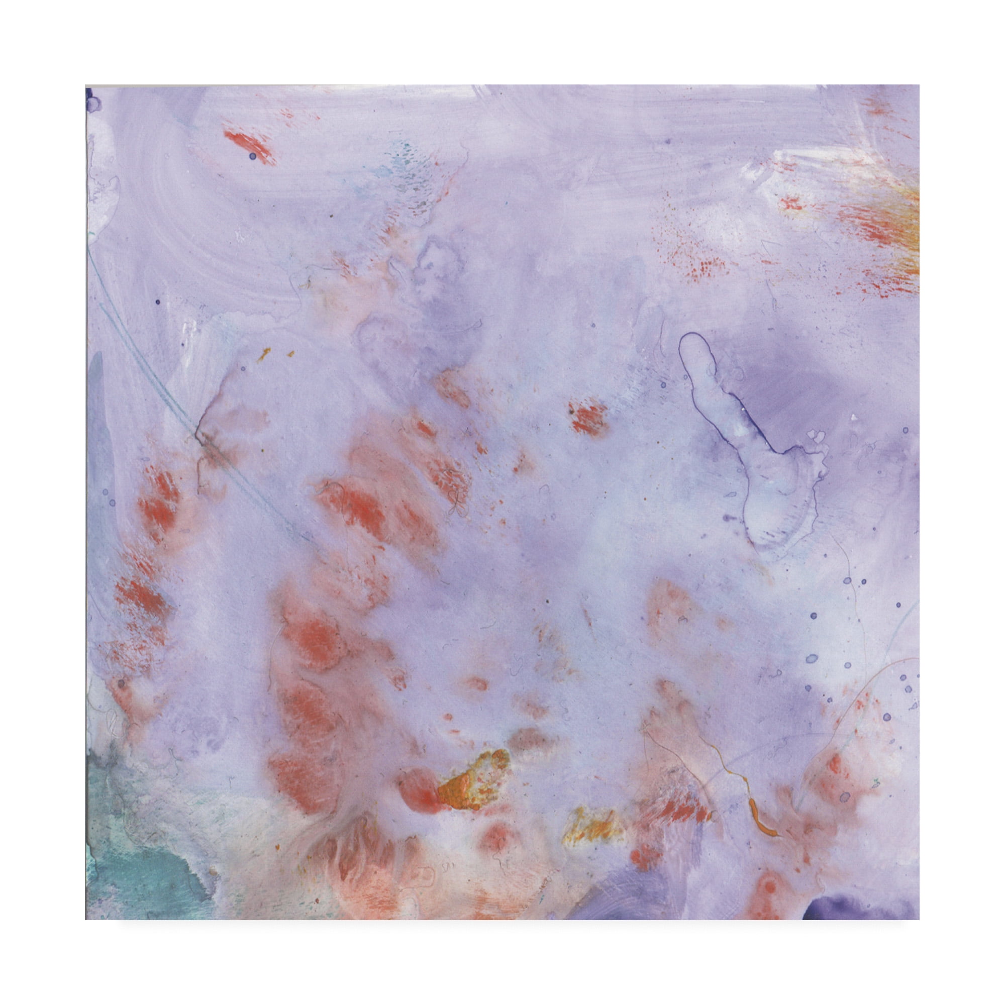 Trademark Fine Art 'Purple Wind Abstract I' Canvas Art by Sheila Golden