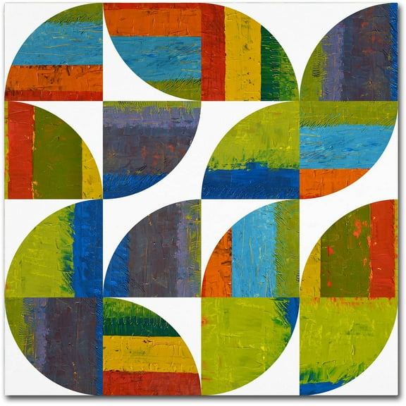 Trademark Fine Art "Quarter Rounds 6.0" Canvas Art by Michelle Calkins