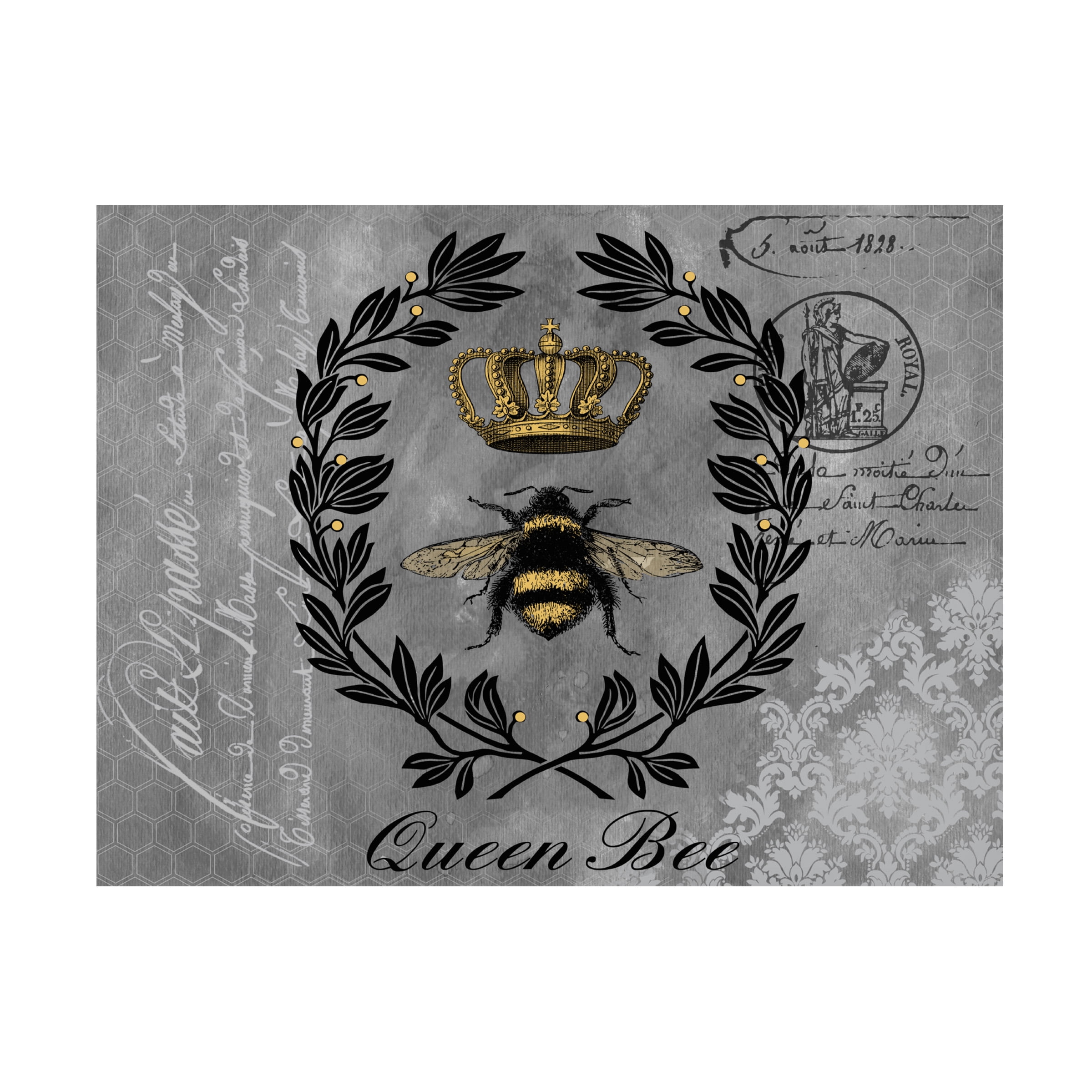 Trademark Fine Art 'Queen Bee 2' Canvas Art by Jean Plout