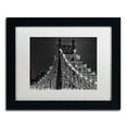 thumbnail image 1 of Trademark Fine Art "Queensborough Bridge" Canvas Art by David Ayash, White Matte, Black Frame, 1 of 4