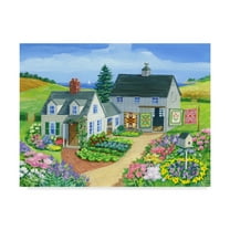 Trademark Fine Art 'Quilt Barn' Canvas Art by Geraldine Aikman