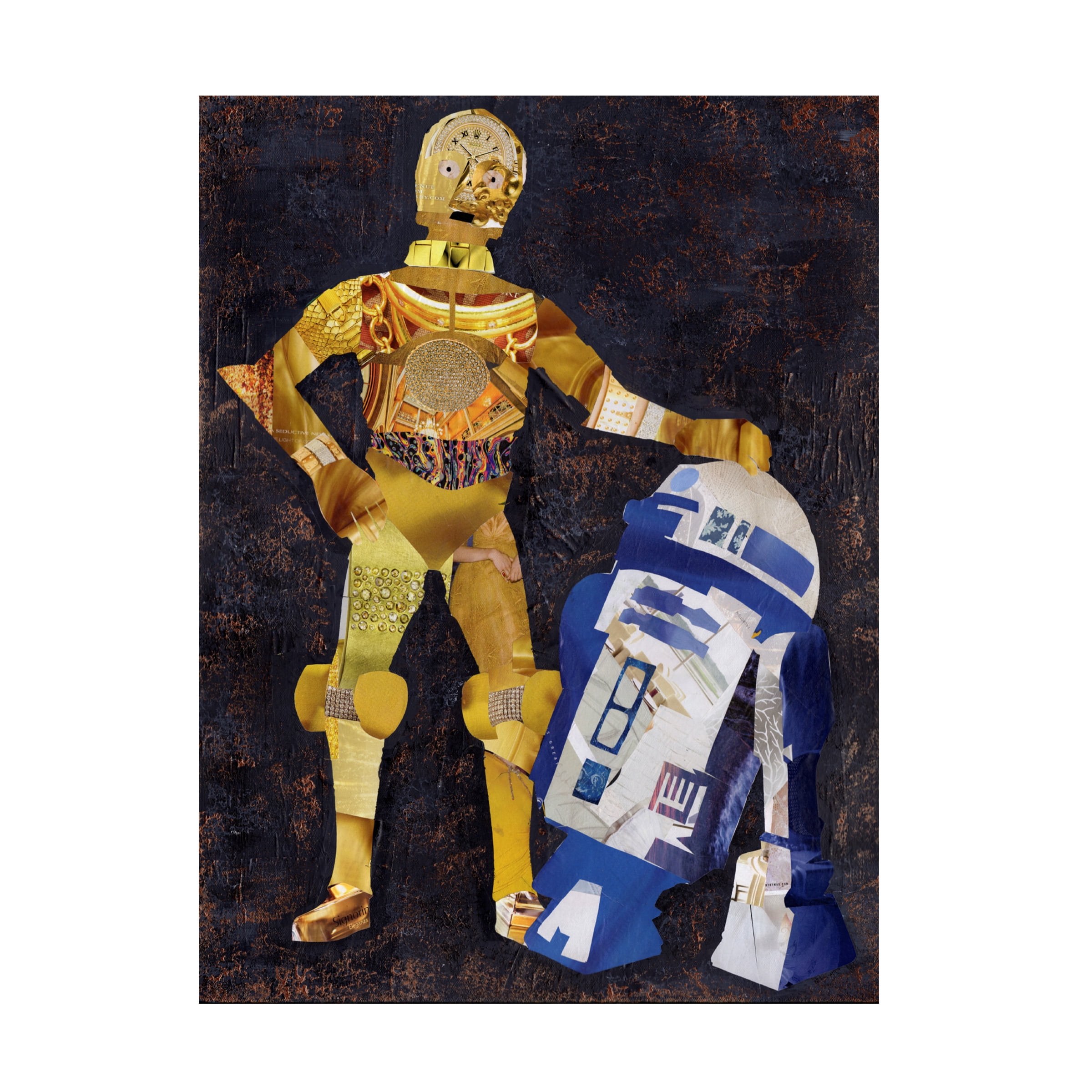 Trademark Fine Art 'R2D2' Canvas Art by Artpoptart