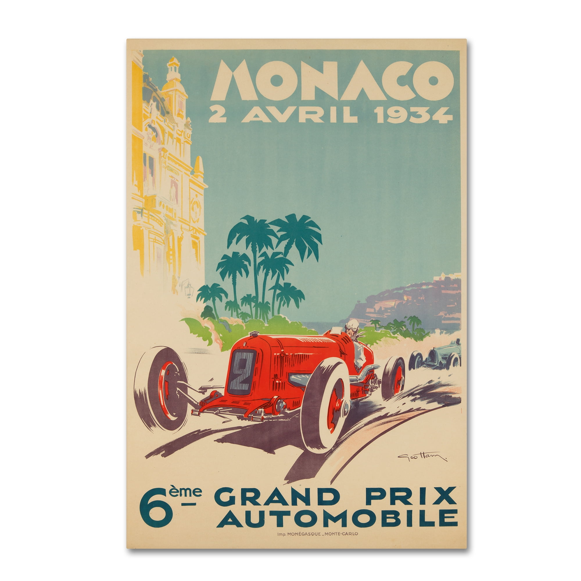 Trademark Fine Art 'Racecar 5' Canvas Art by Lantern Press