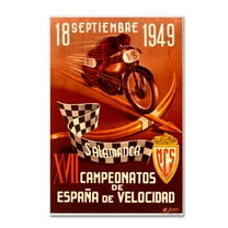 Trademark Fine Art 'Racing 1' Canvas Art by Lantern Press