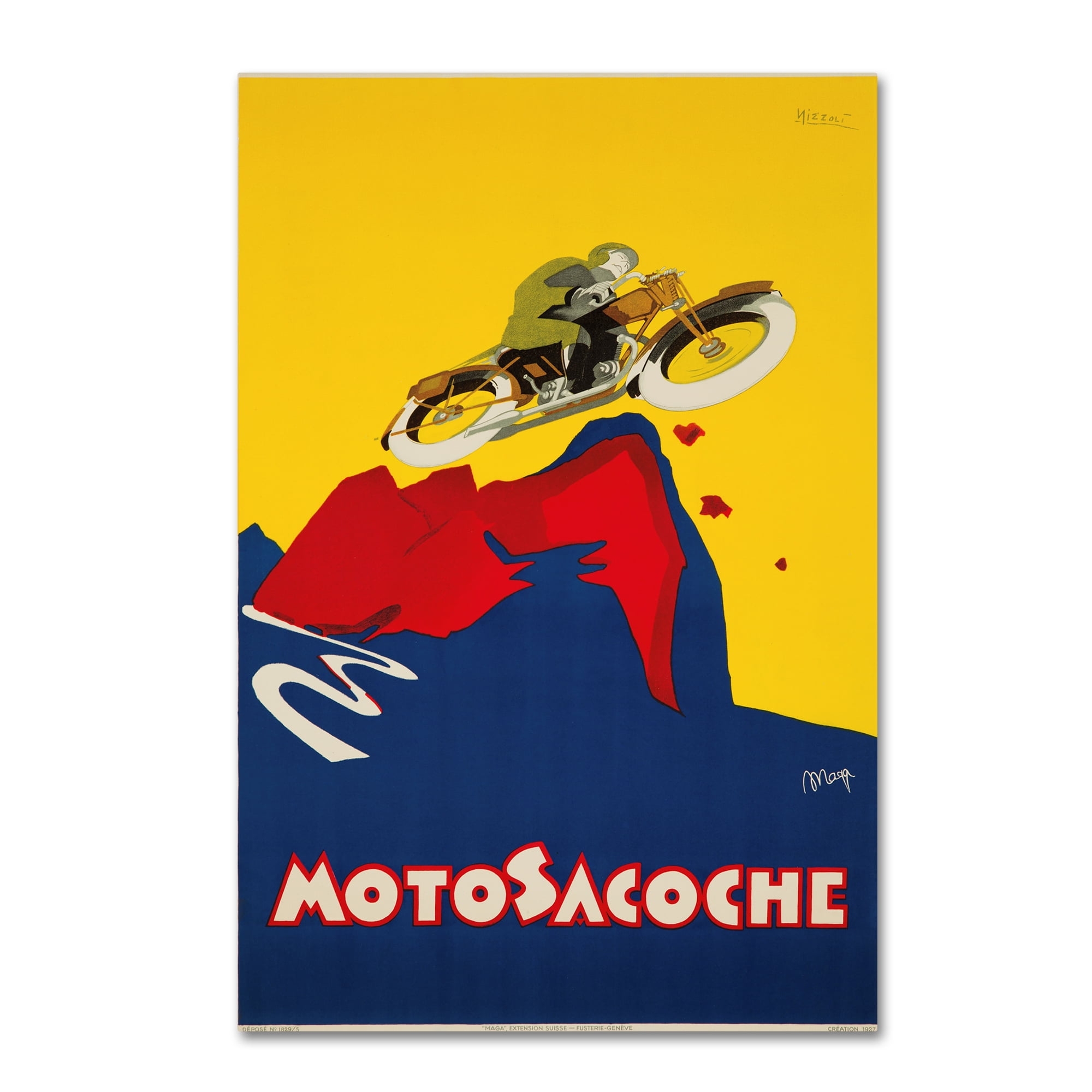 Trademark Fine Art 'Racing 12' Canvas Art by Lantern Press
