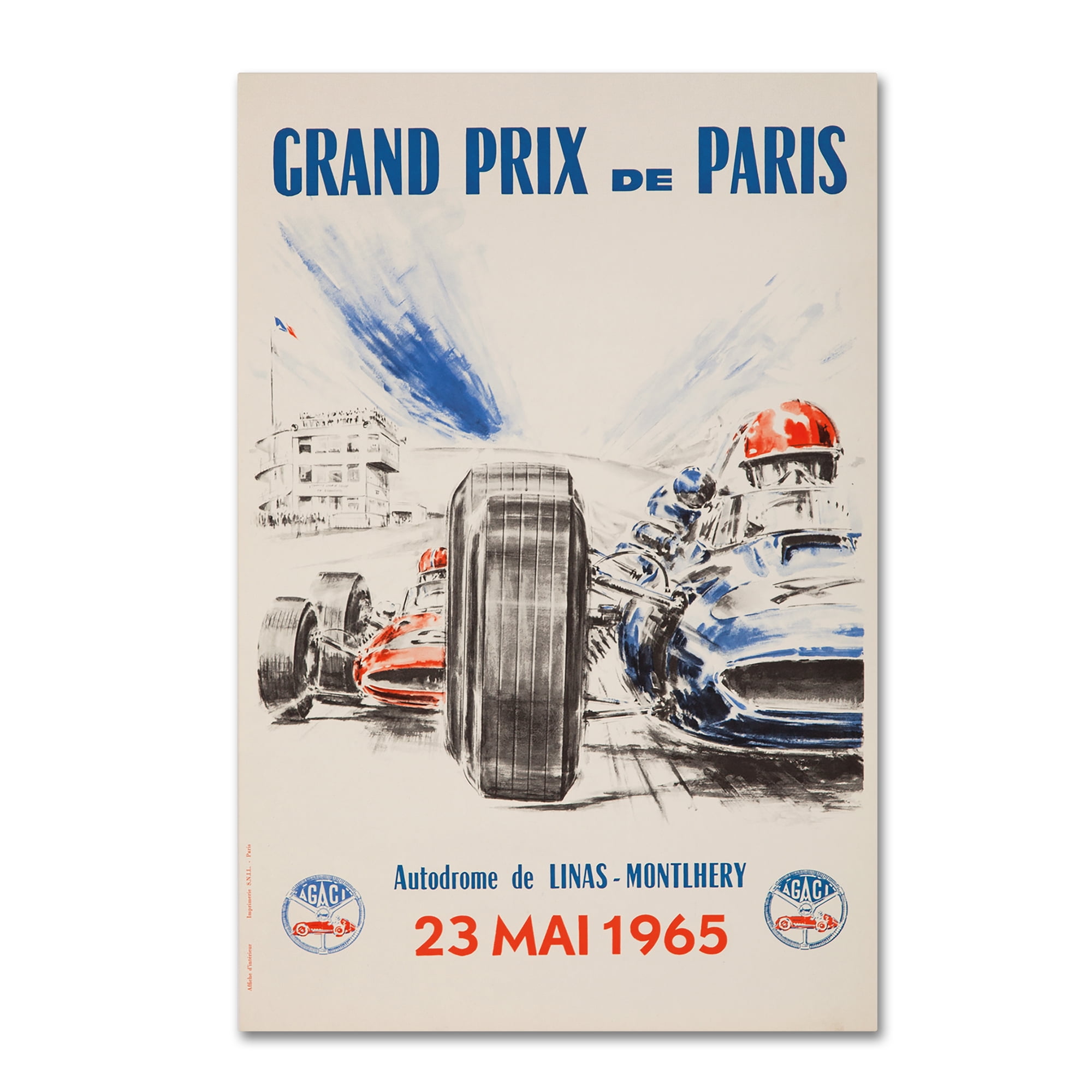 Trademark Fine Art 'Racing 8' Canvas Art by Lantern Press