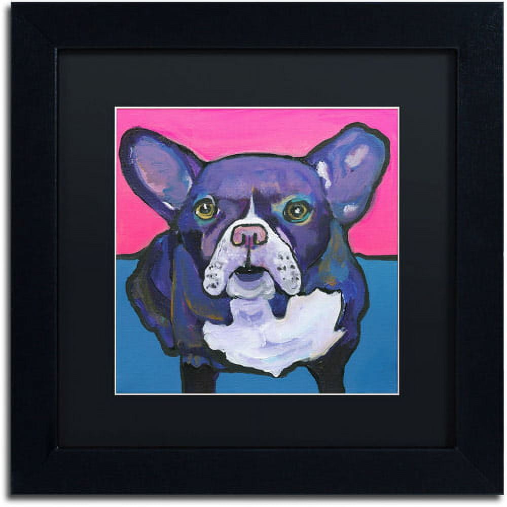 Trademark Fine Art "Radar" Canvas Art by Pat Saunders-White, Black Mat, Black Frame