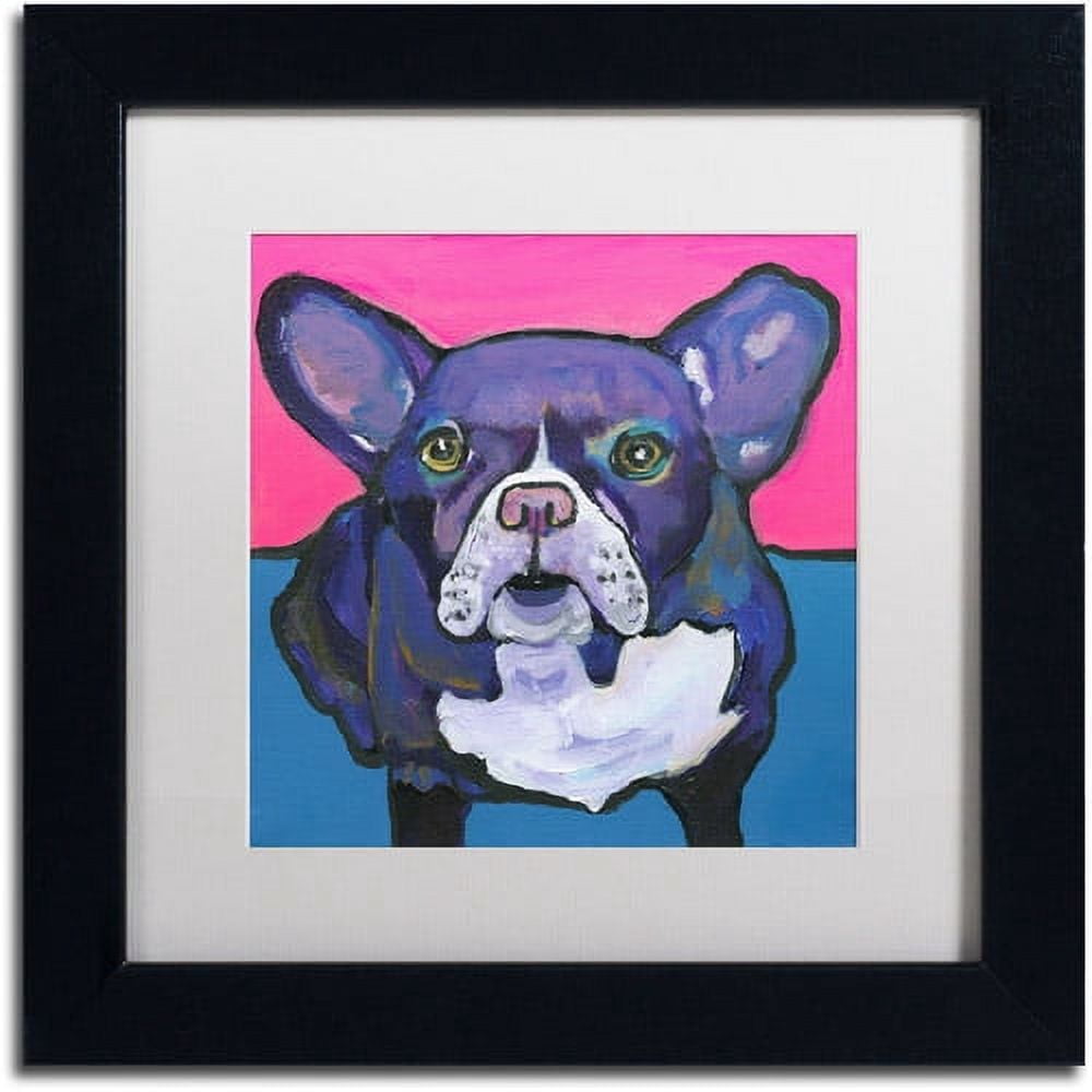 Trademark Fine Art "Radar" Canvas Art by Pat Saunders-White, White Mat, Black Frame