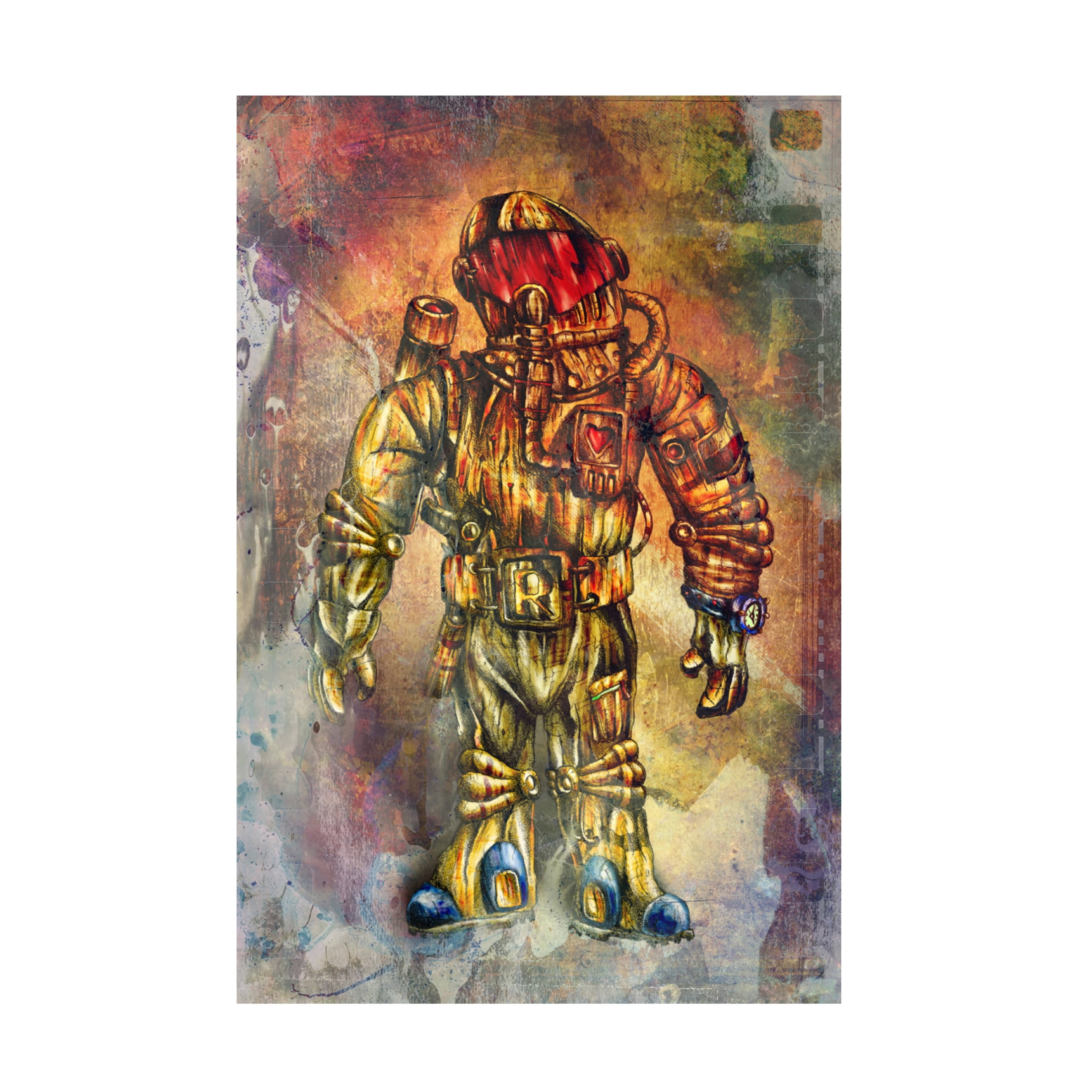 Trademark Fine Art Rafal Kulik Lunautic at love Canvas Wall Art