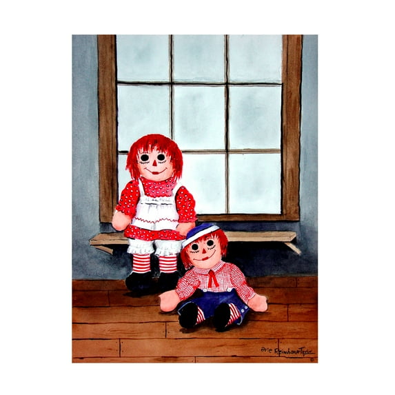 Trademark Fine Art 'Raggedy Ann And Andy' Canvas Art by Arie Reinhardt Taylor