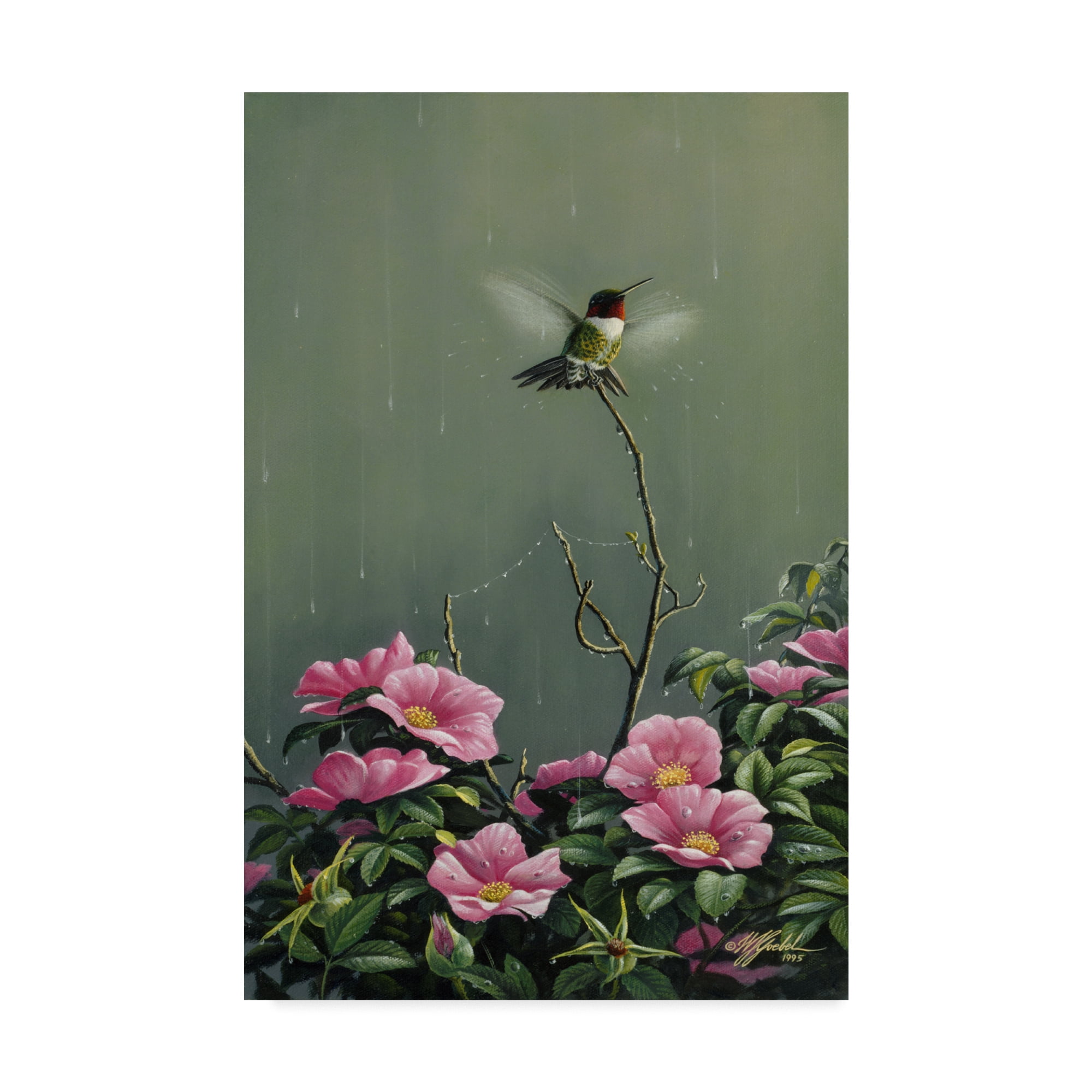 Trademark Fine Art 'Rain Dance' Canvas Art by Wilhelm Goebel