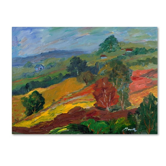 Trademark Fine Art "Rainbow Forest" Canvas Art by Manor Shadian