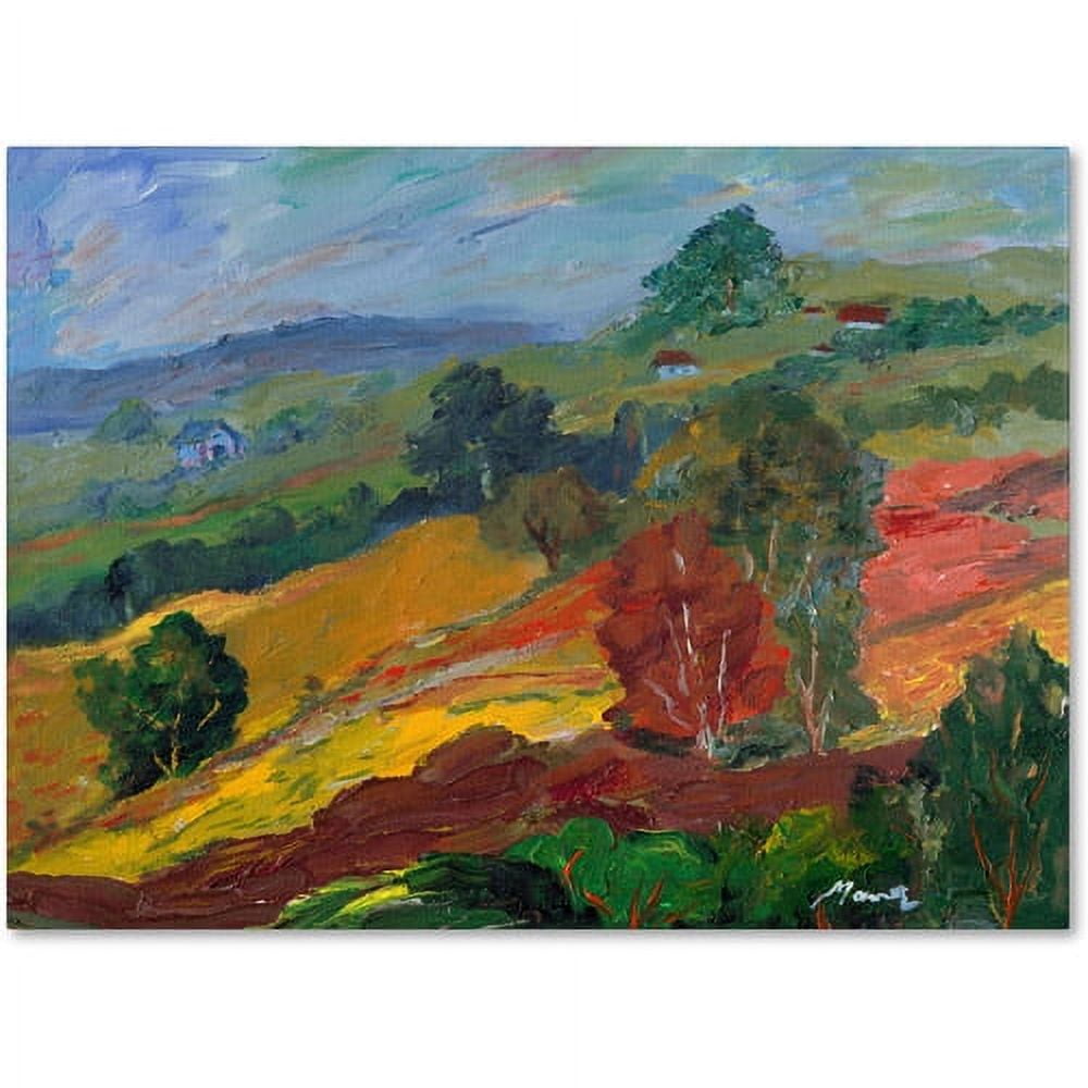 Trademark Fine Art "Rainbow Forest" Canvas Art by Manor Shadian