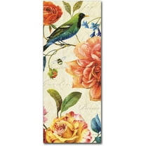 Trademark Fine Art "Rainbow Garden VI Cream" Canvas Art by Lisa Audit